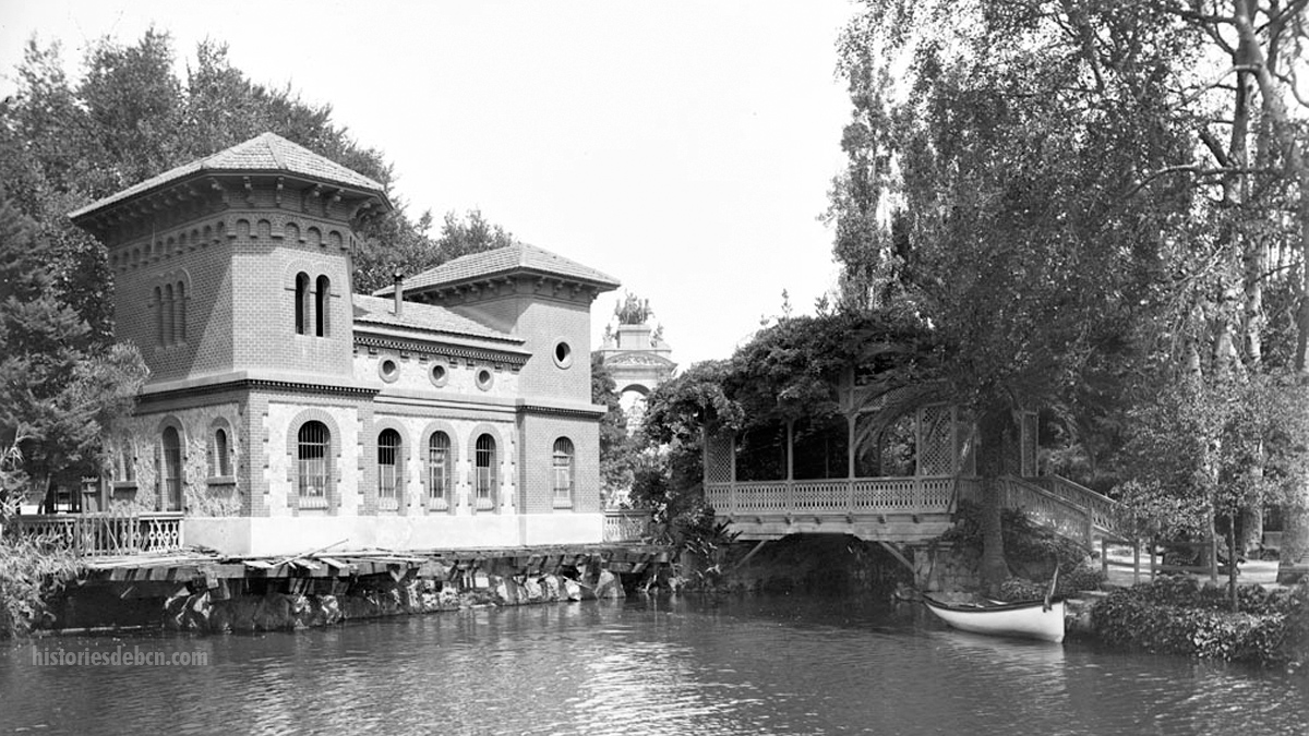 Fotos antigues de Barcelona: L’estany del Parc de la Ciutadella