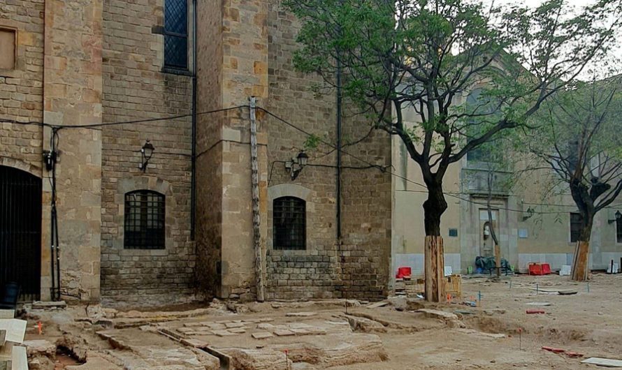 Els vestigis del Corralet de l’Hospital de la Santa Creu